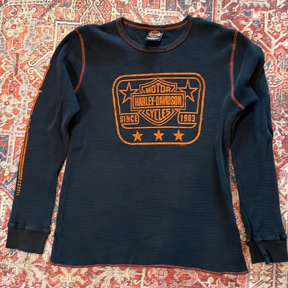 Vintage Haley Davidson thermal T-shirt women’s large